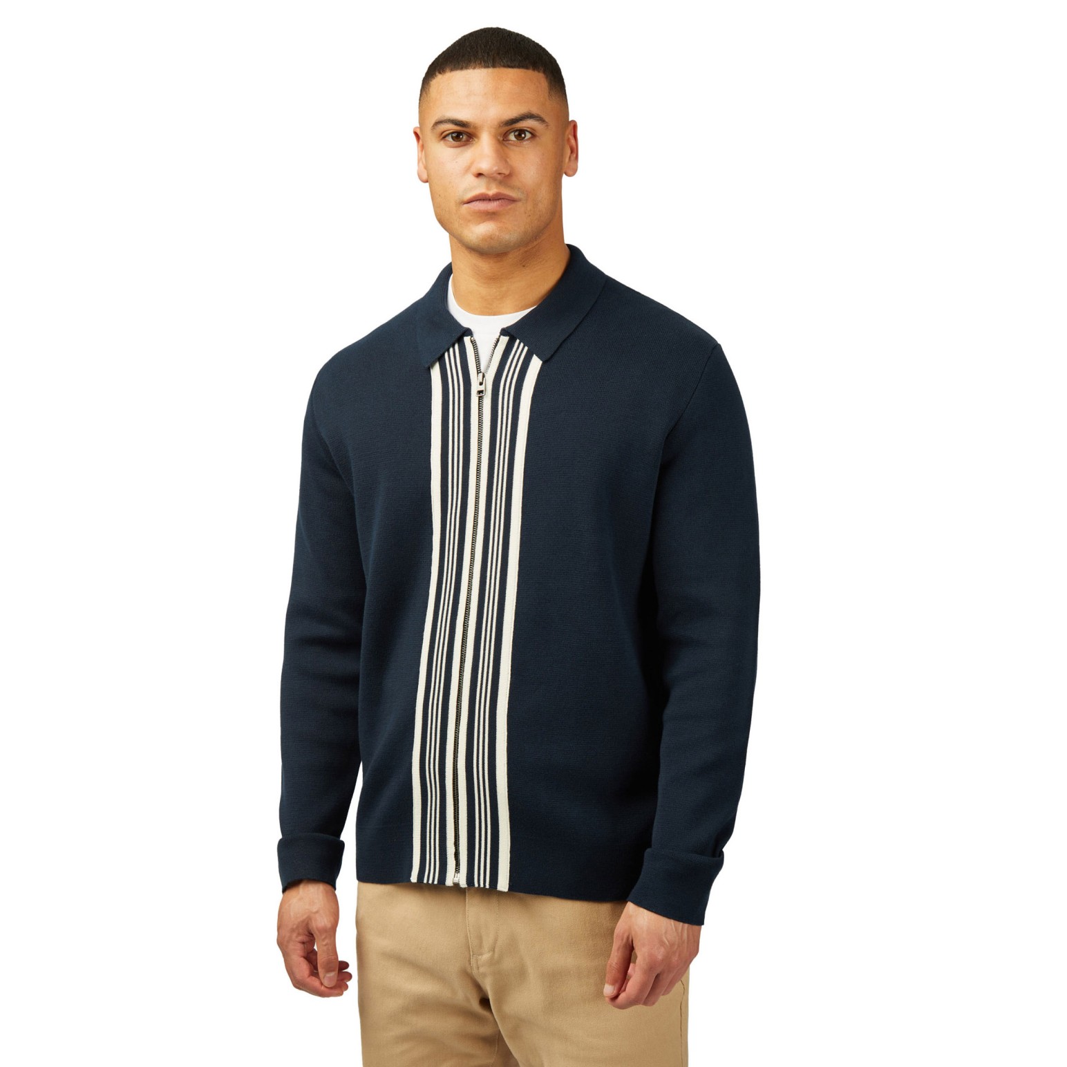 Ben Sherman Textured Zip Through Jacket